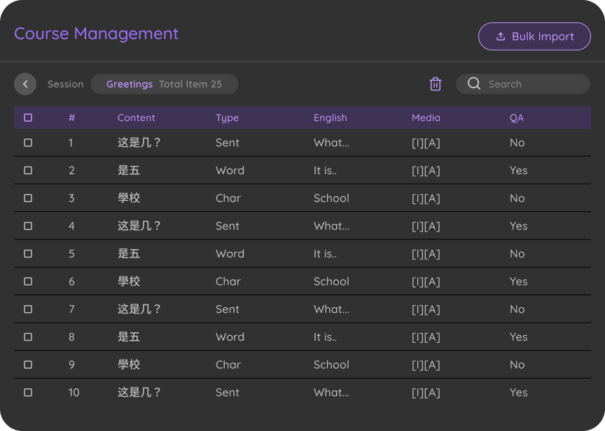A-32 · Manage Vocabulary · P1