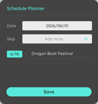 T-10-A · Schedule Planner · P1