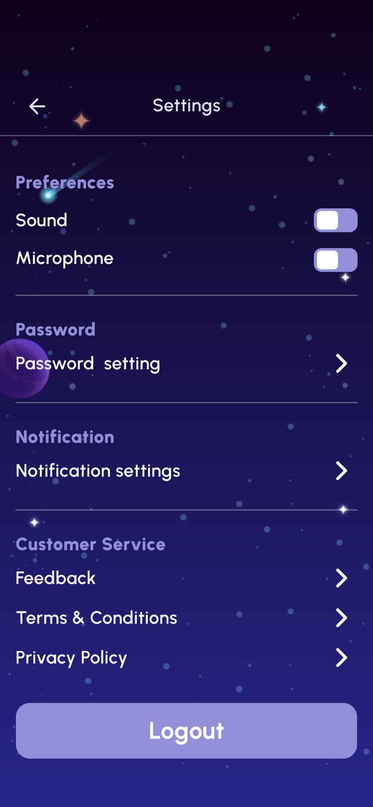 S-43 · Microphone Permission（Settings 子視圖）